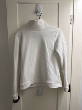 Dudley Stephens White Cowl Neck Pullover